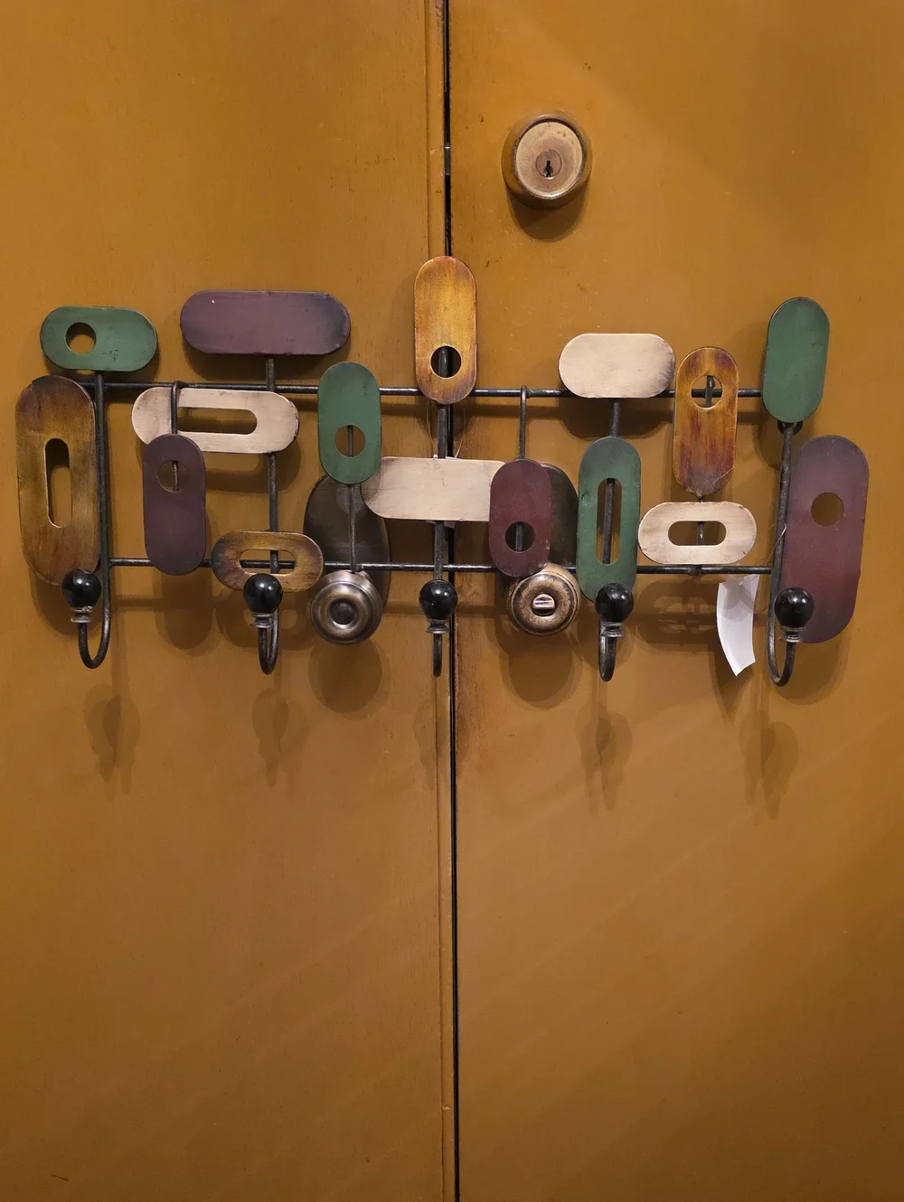 Decorative Multi-Color Wall or Door Hook Rack - Modern Abstract Design 23
